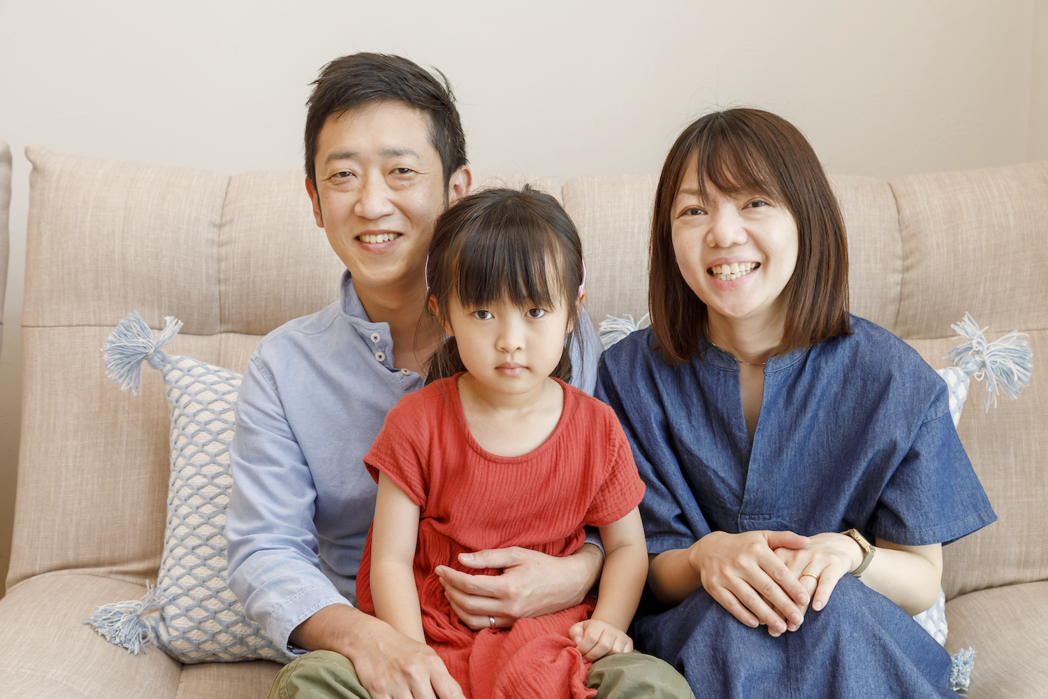 リビングから家中がつながるくつろぎのある平屋の住まい