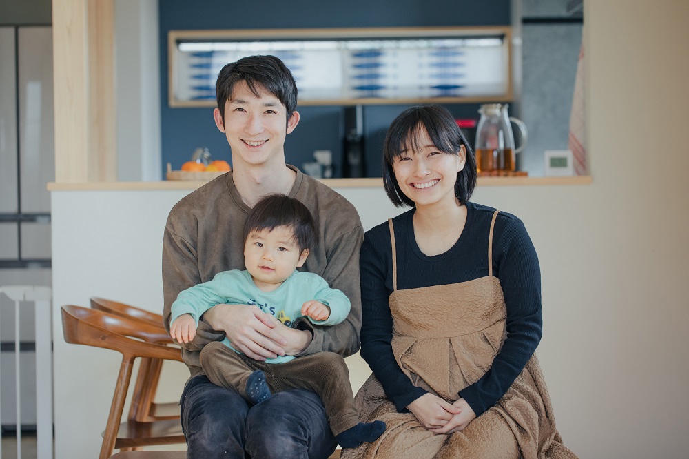 中と外がつながる住み心地の良い住まい