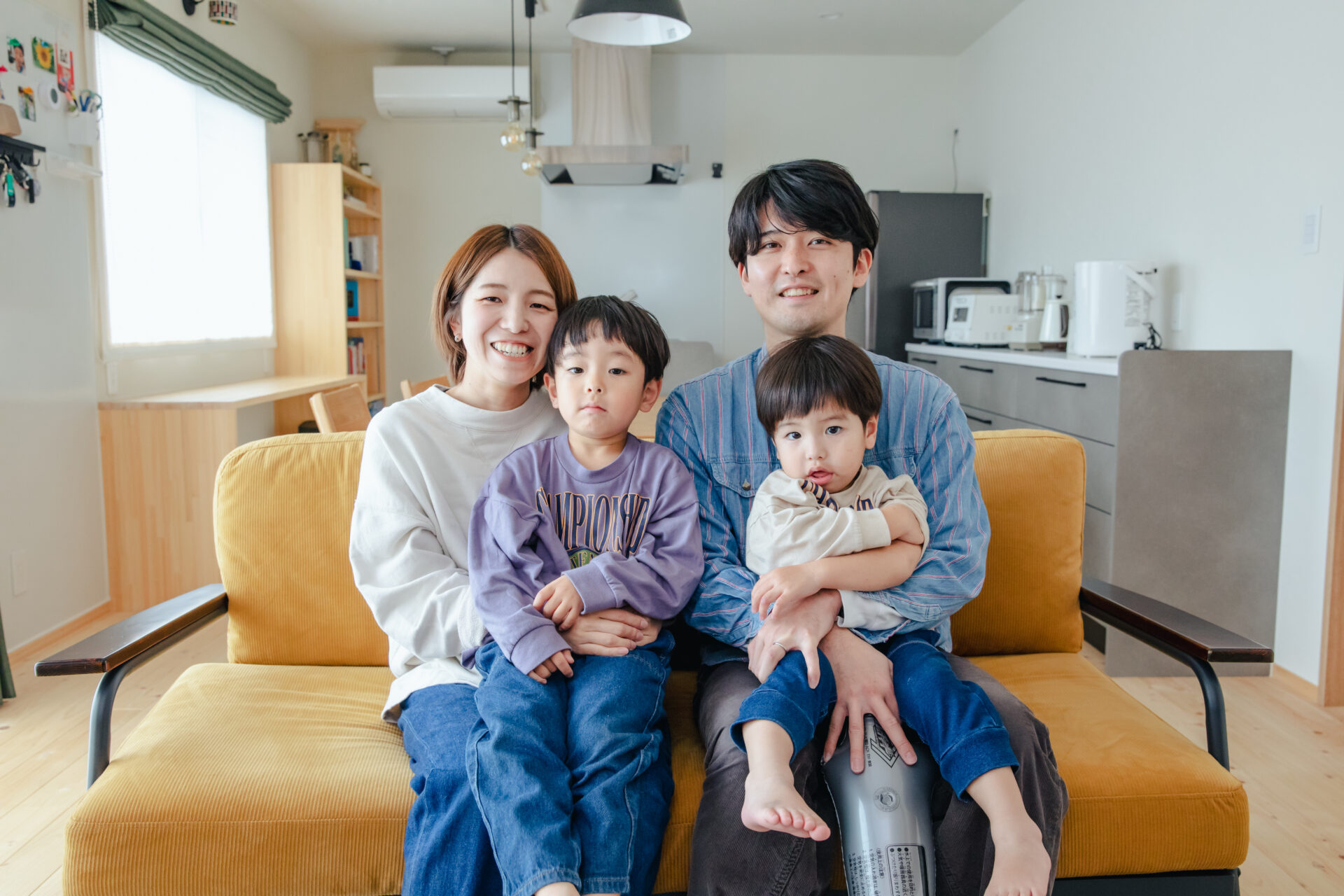 小さなお子さんがのびのびと暮らせる木の家