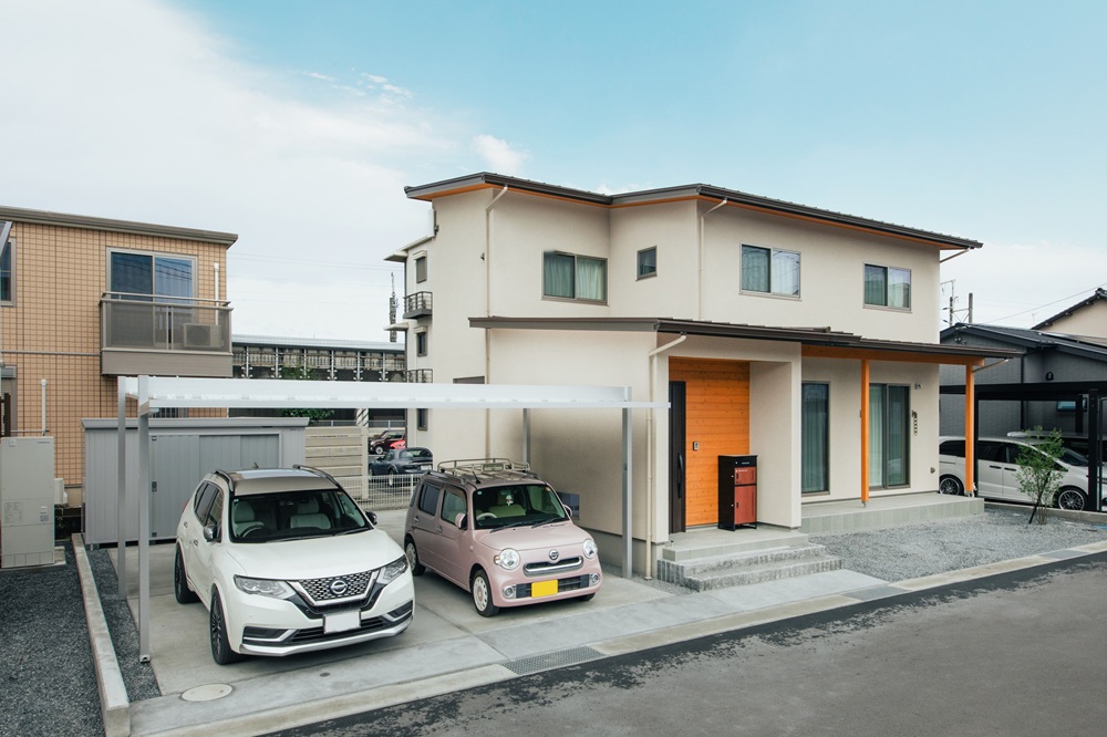 間口の広いゆったりとしたお敷地