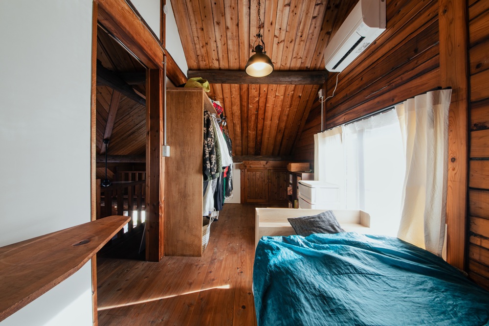 ワンフロアの２階を区切り、奥さまのスペースに